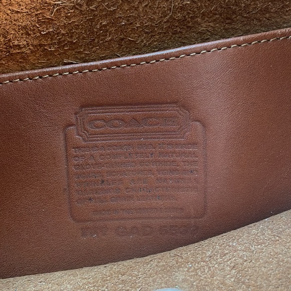 Vintage Coach British tan leather Taft shoulder bag - Picture 15 of 16
